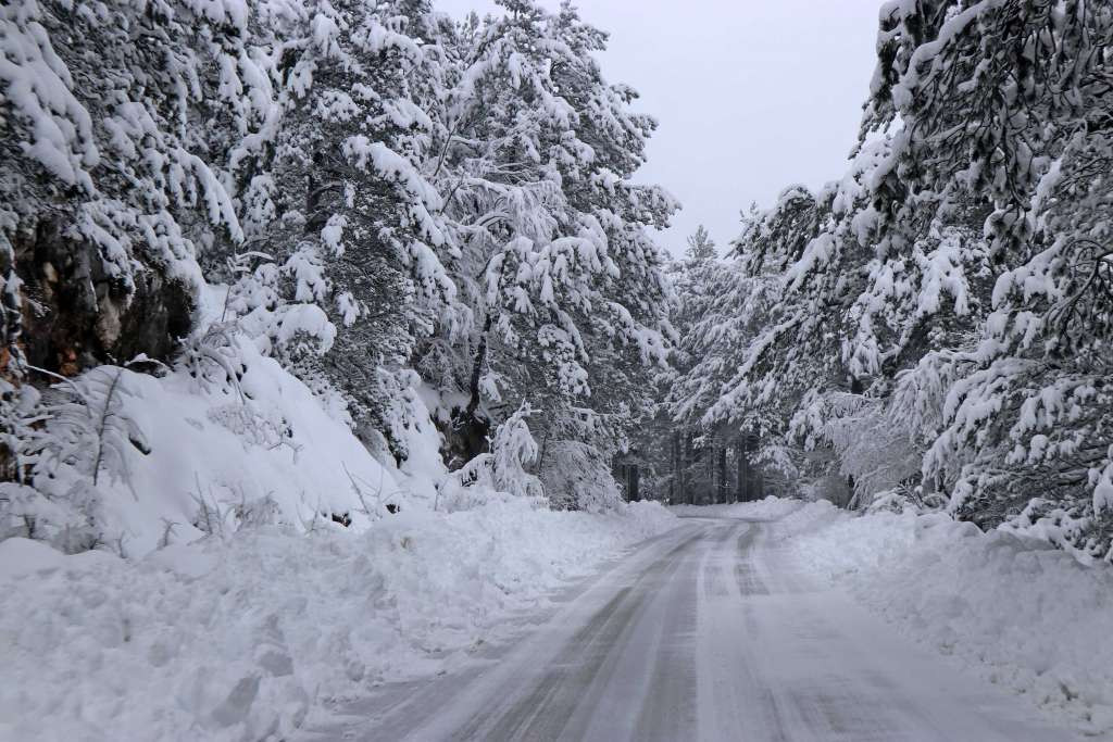 Jak vjetar stvara snježne nanose na pojedinim putnim pravcima