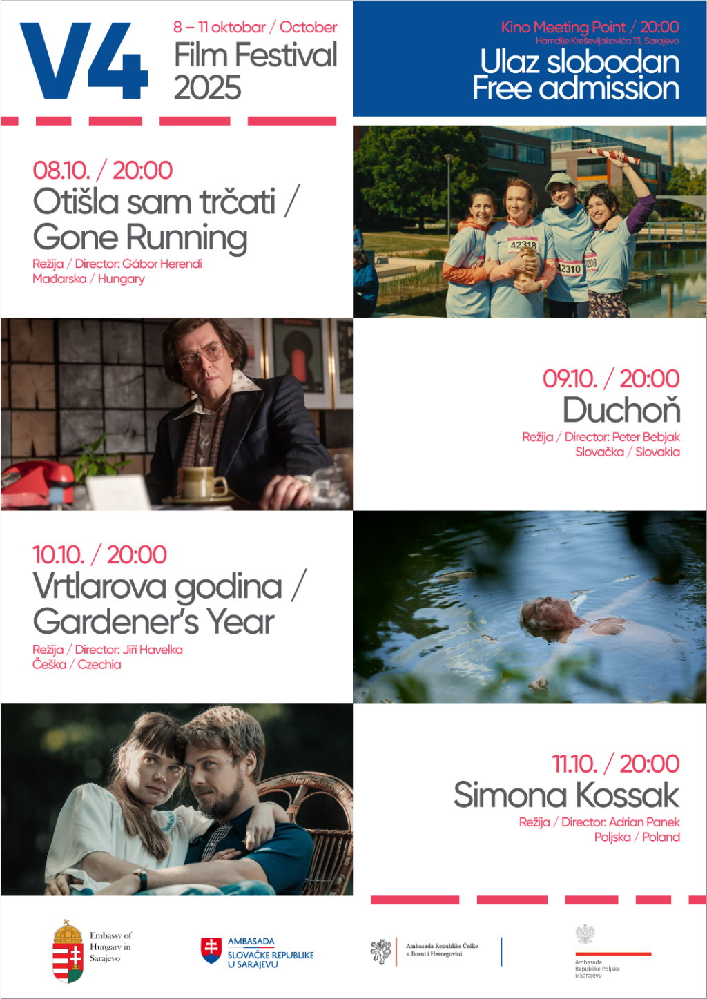 V4 Film Festival u kinu Meeting Point od 8. do 11. oktobra