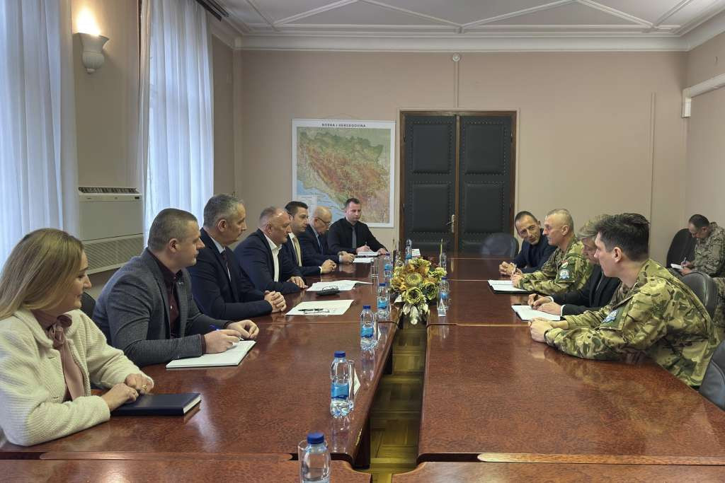 Komandant EUFOR-a u oproštajnoj posjeti ministru odbrane BiH
