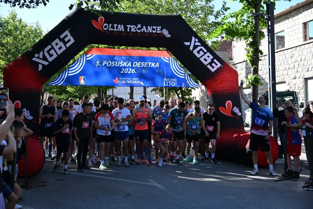 Otvorena manifestacija Posuško lito: U 'Posuškoj desetki' sudjelovalo oko 400 trkača