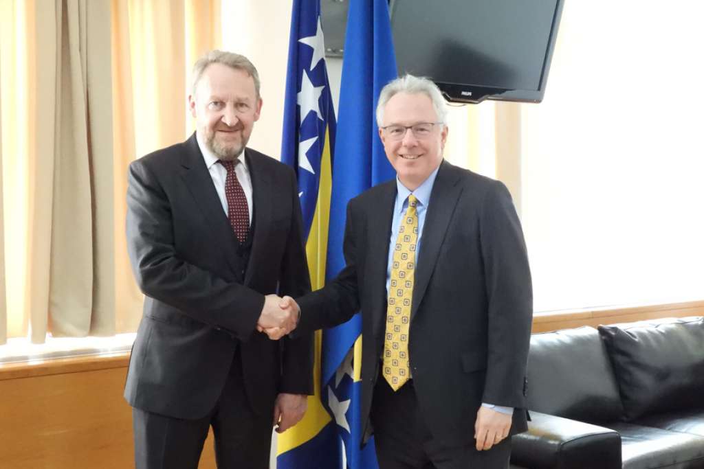 Izetbegović i Murphy istaknuli potrebu deblokade rada institucija BiH
