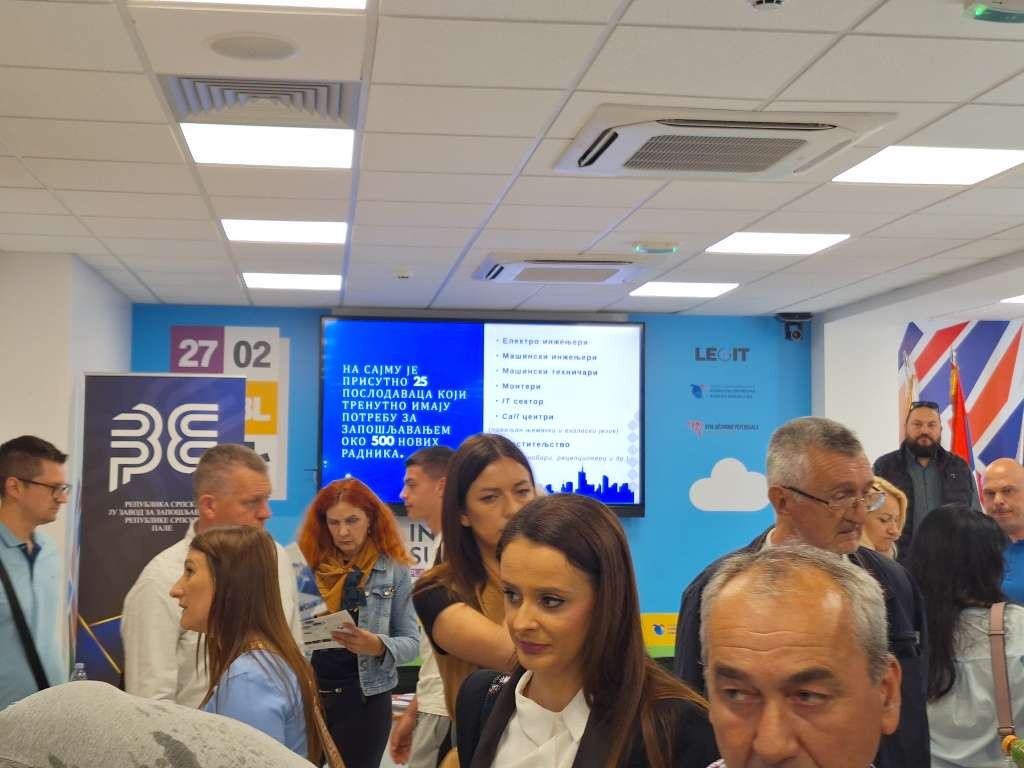 Na Sajmu zapošljavanja u Banjoj Luci 25 poslodavaca traži oko 500 radnika