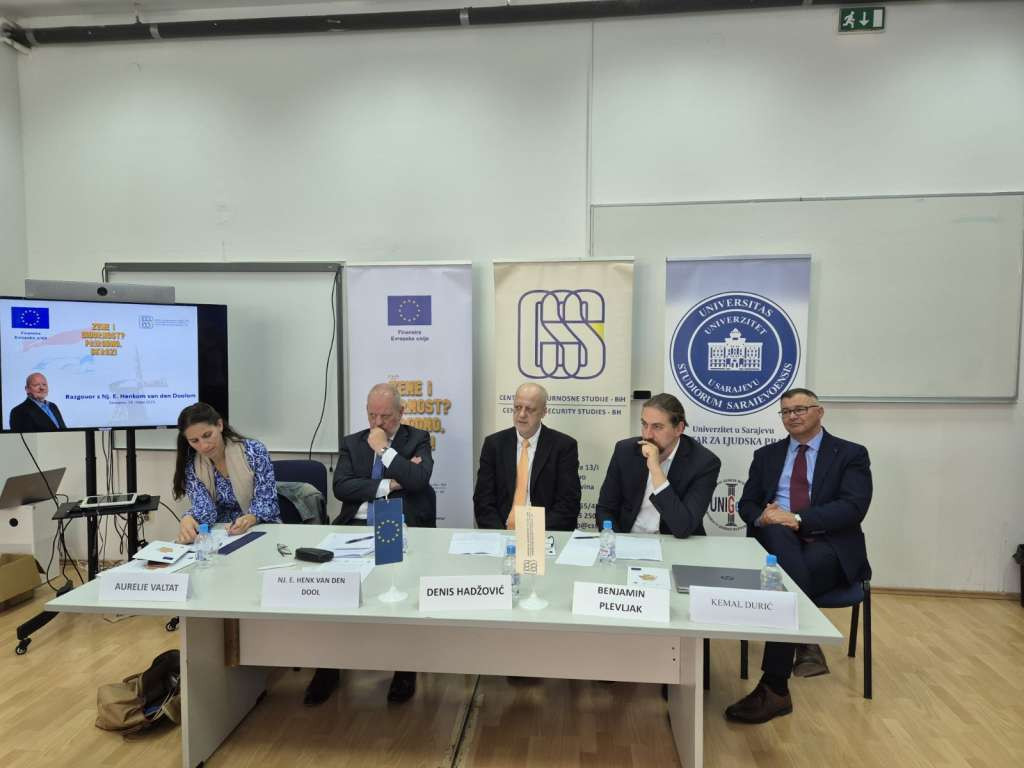 Diskusija o demokratskom nadzoru sektora sigurnosti i učešću žena u tom sektoru