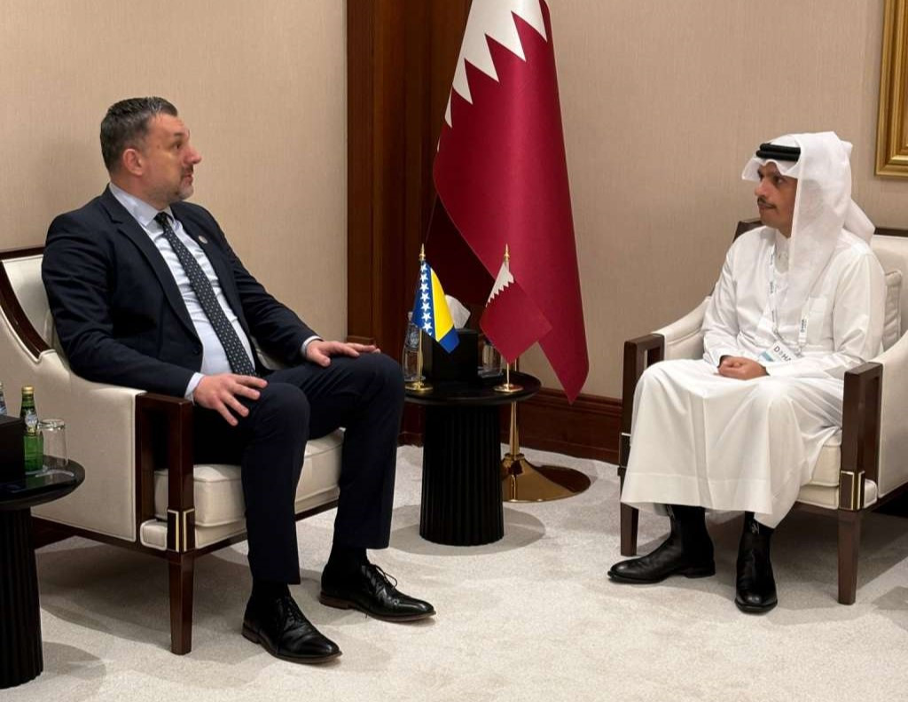 Konaković razgovarao sa premijerom i ministrom vanjskih poslova Države Katar