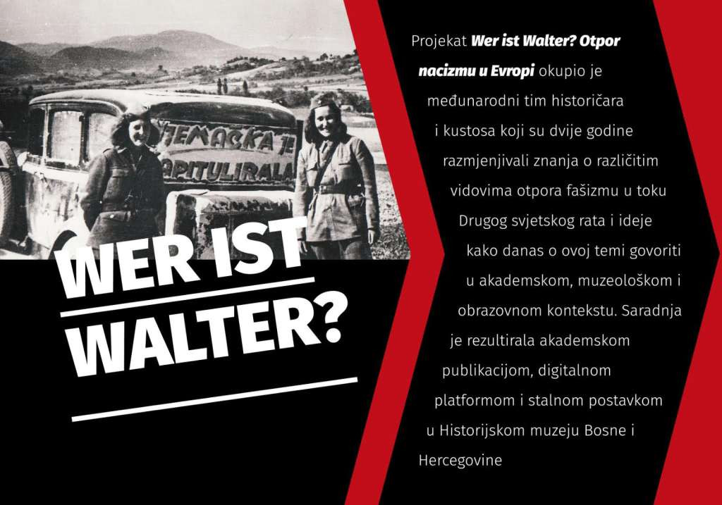 Promocija Projekta 'Wer ist Walter? Otpor nacizmu u Evropi' sutra u Muzeju Jugoslavije u Beogradu
