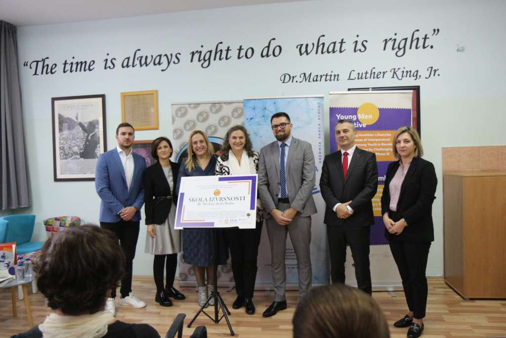 JU Srednja škola Stolac postala prva škola izvrsnosti na području Hercegovine