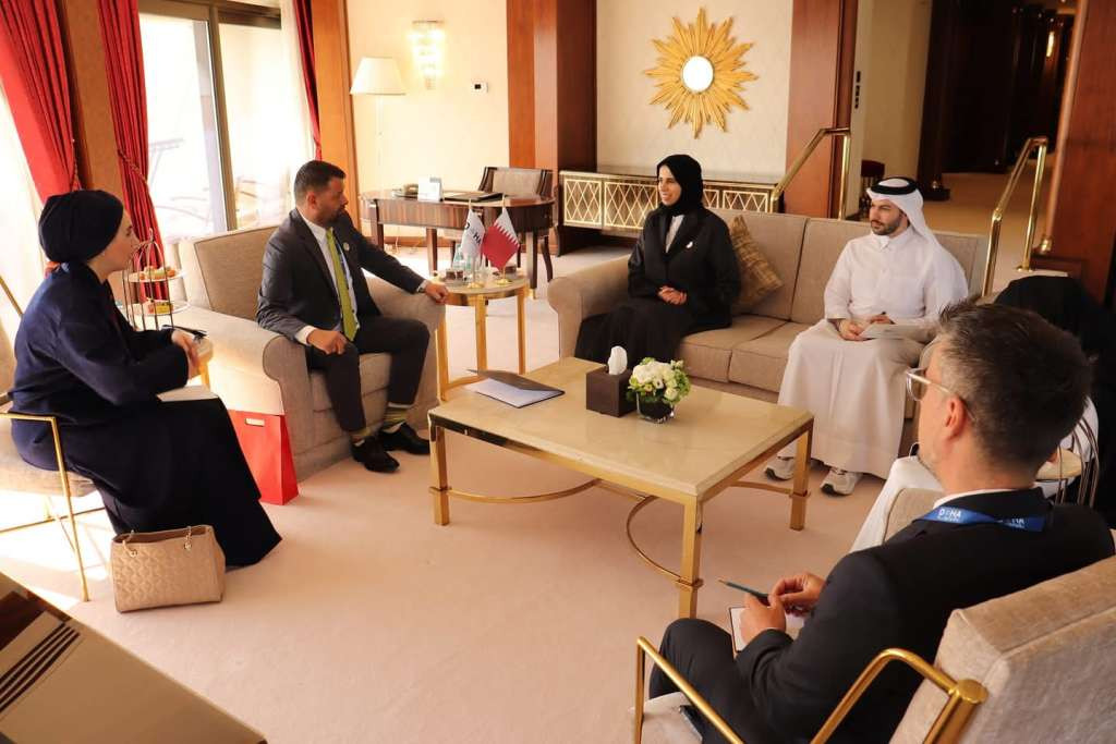 Hurtić održao sastanak s ministricom obrazovanja i visokog obrazovanja Države Katar