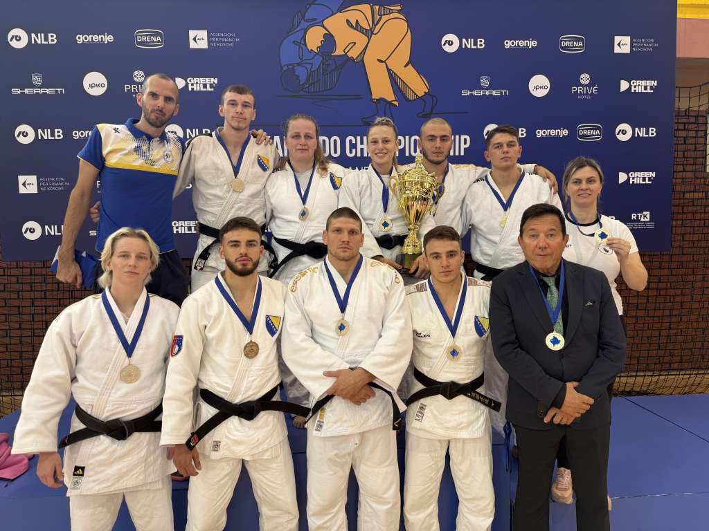 Judo reprezentacija BiH osvojila ekipno zlato na Balkanskom prvenstvu