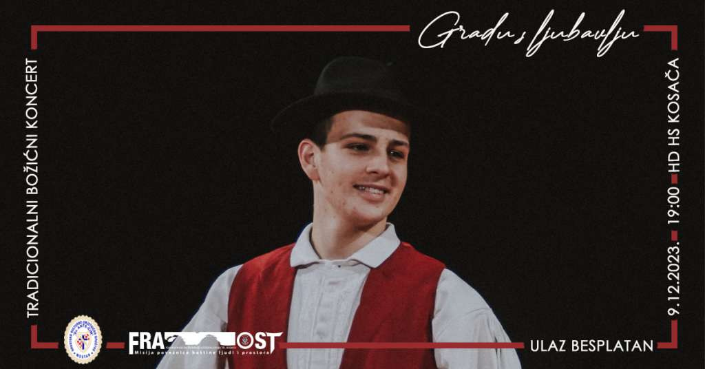 Tradicionalni božićni koncert 'Gradu s ljubavlju' u subotu u Mostaru