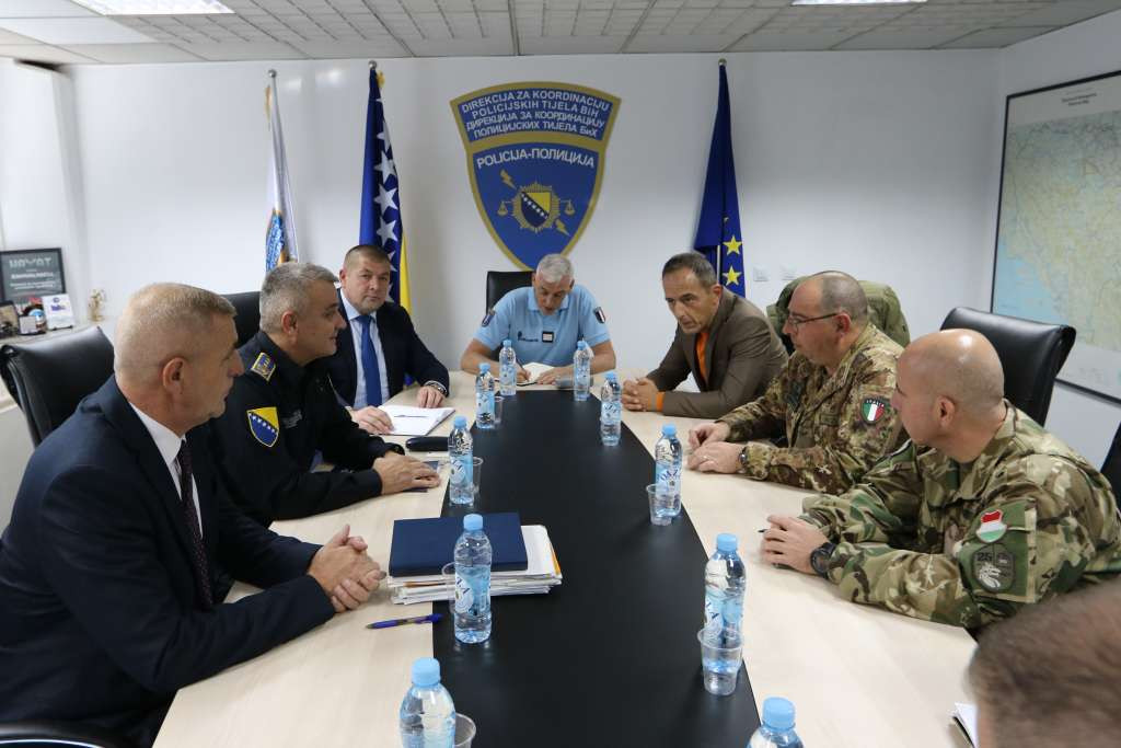 Zamjenik komandanta EUFOR-a posjetio Direkciju za koordinaciju policijskih tijela BiH