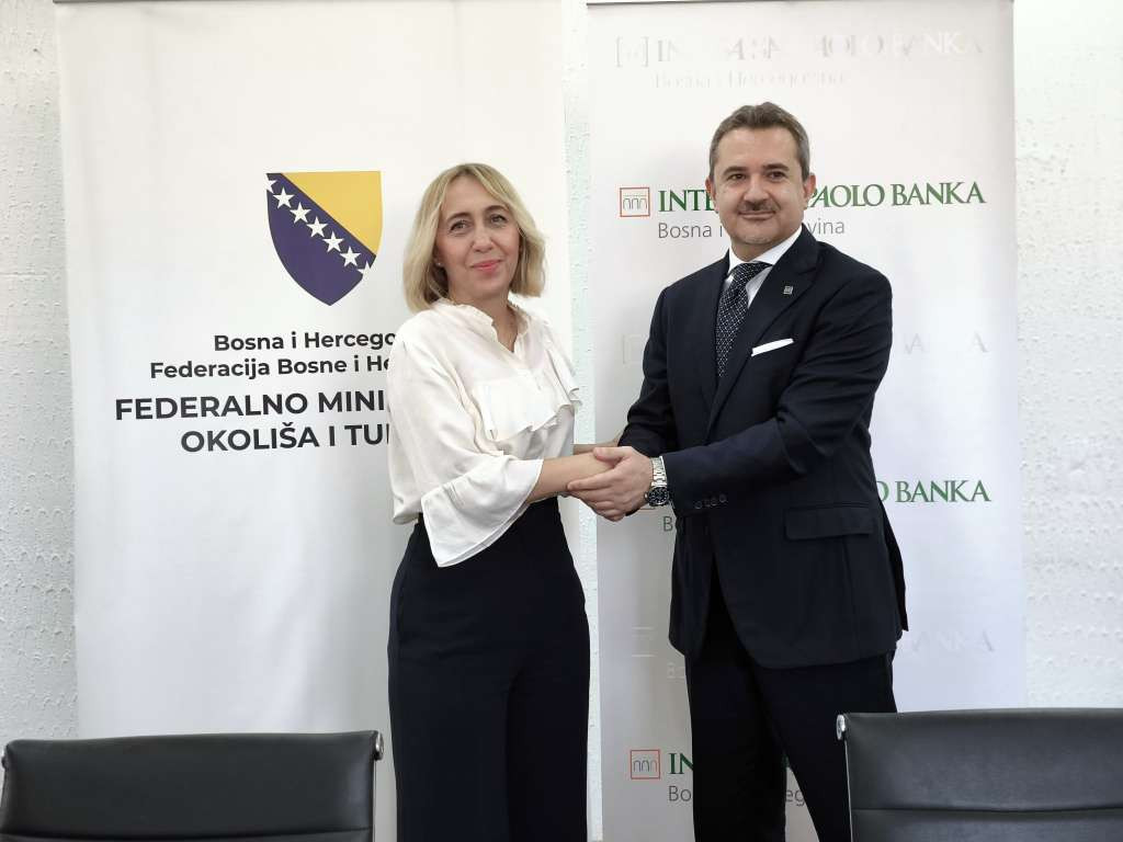 Federalno ministarstvo okoliša i turizma i Intesa Sanpaolo Banka potpisali Sporazum o saradnji