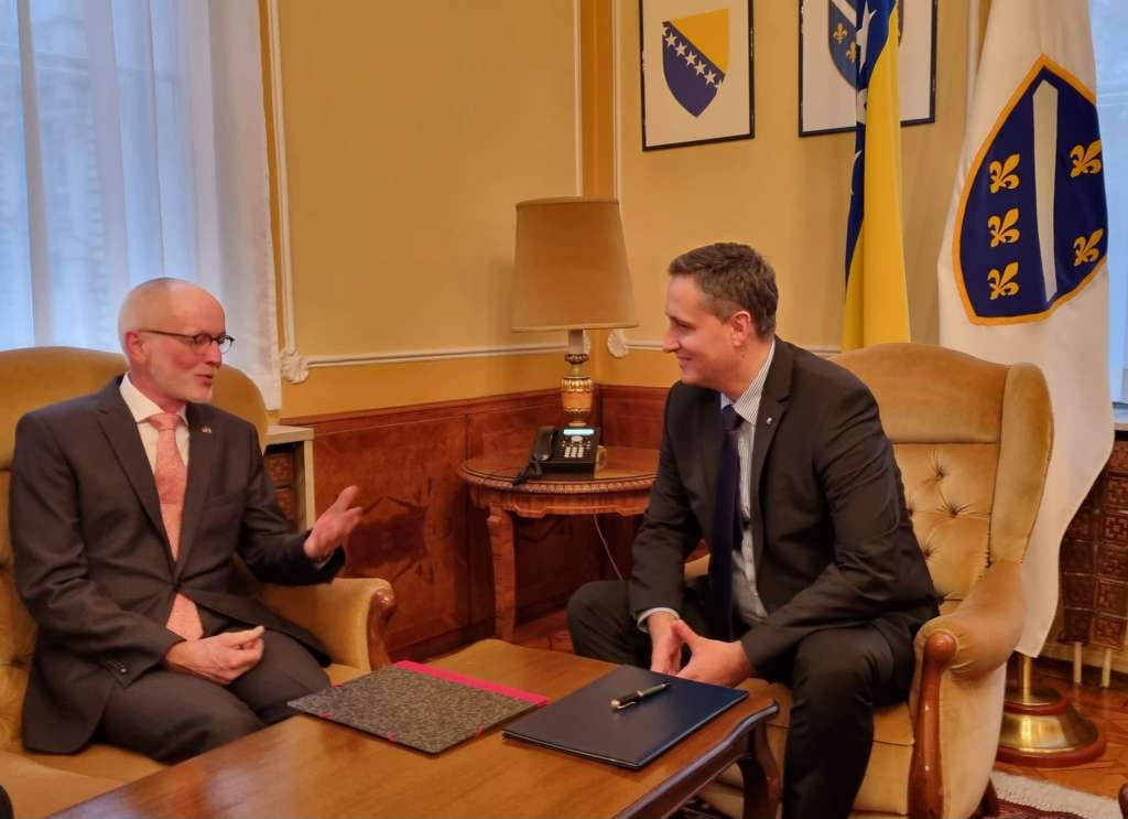 Bećirović - Fitschen: Važno nastaviti saradnju BiH i SR Njemačke