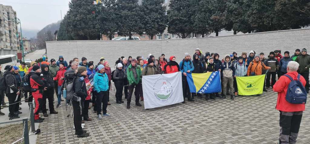 Zimski pohod 'Grebak – put života' okupio oko 150 učesnika iz BiH i Srbije