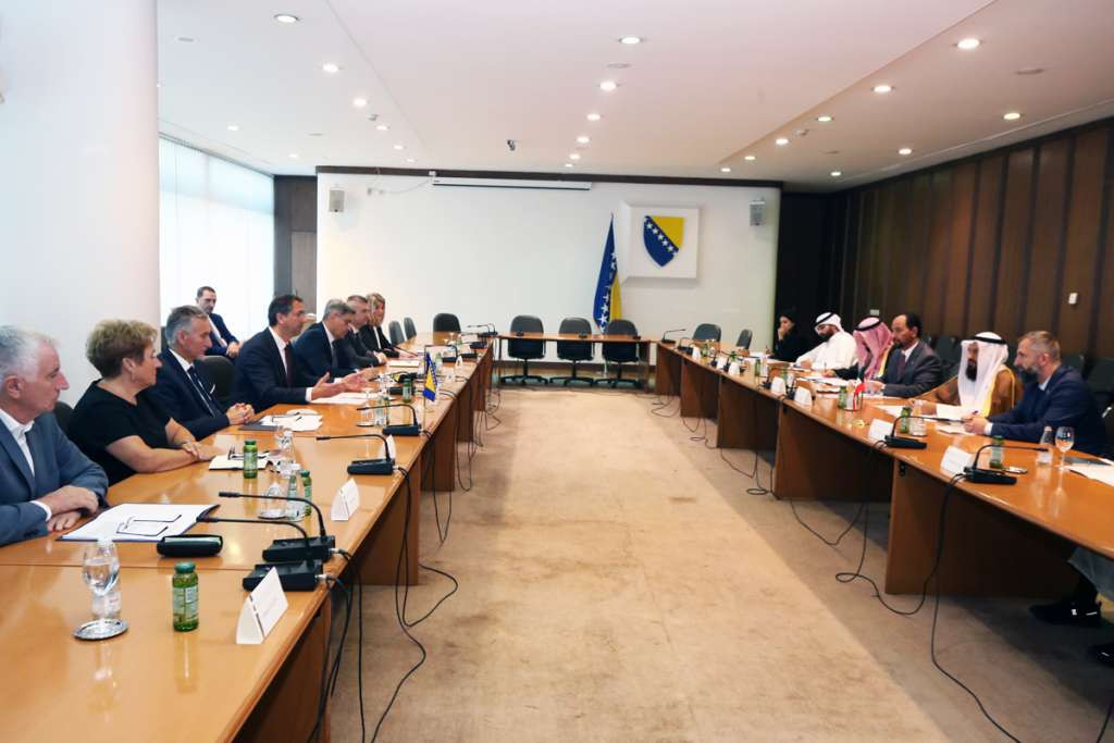 Članovi Kolegijuma oba doma PSBiH sa članovima Grupe prijateljstva Narodne skupštine Kuvajta