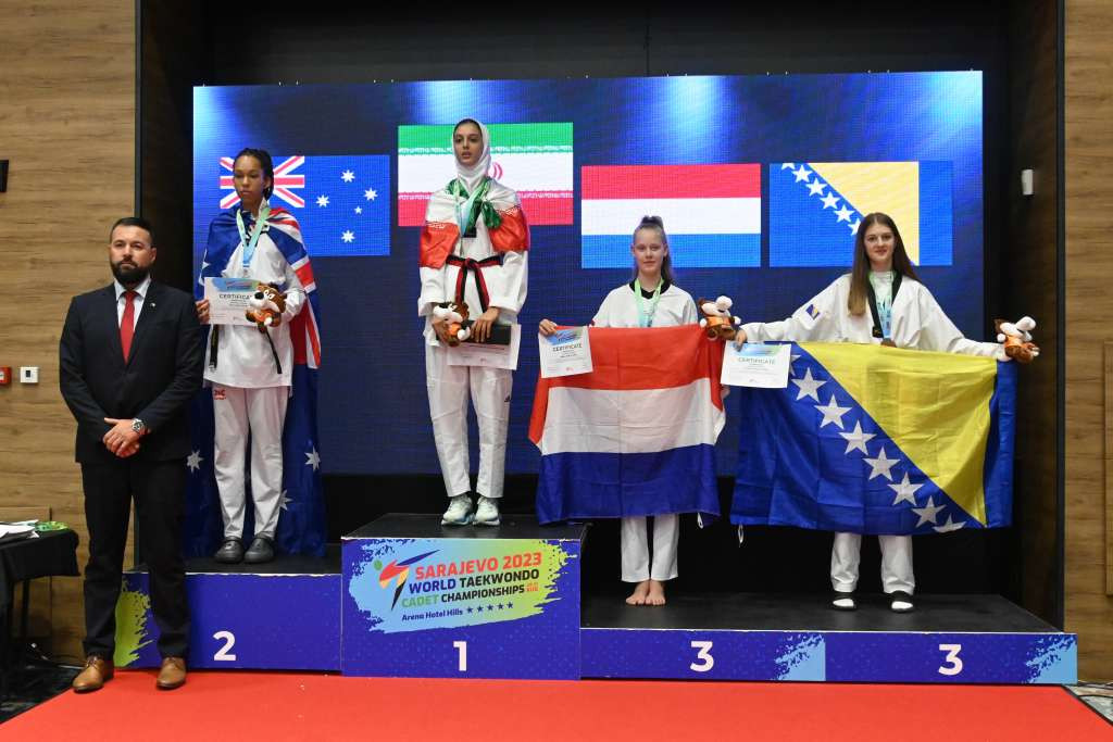 Lamija Alihodžić osvojila bronzanu medalju na Svjetskom taekwondo prvenstvu za kadete