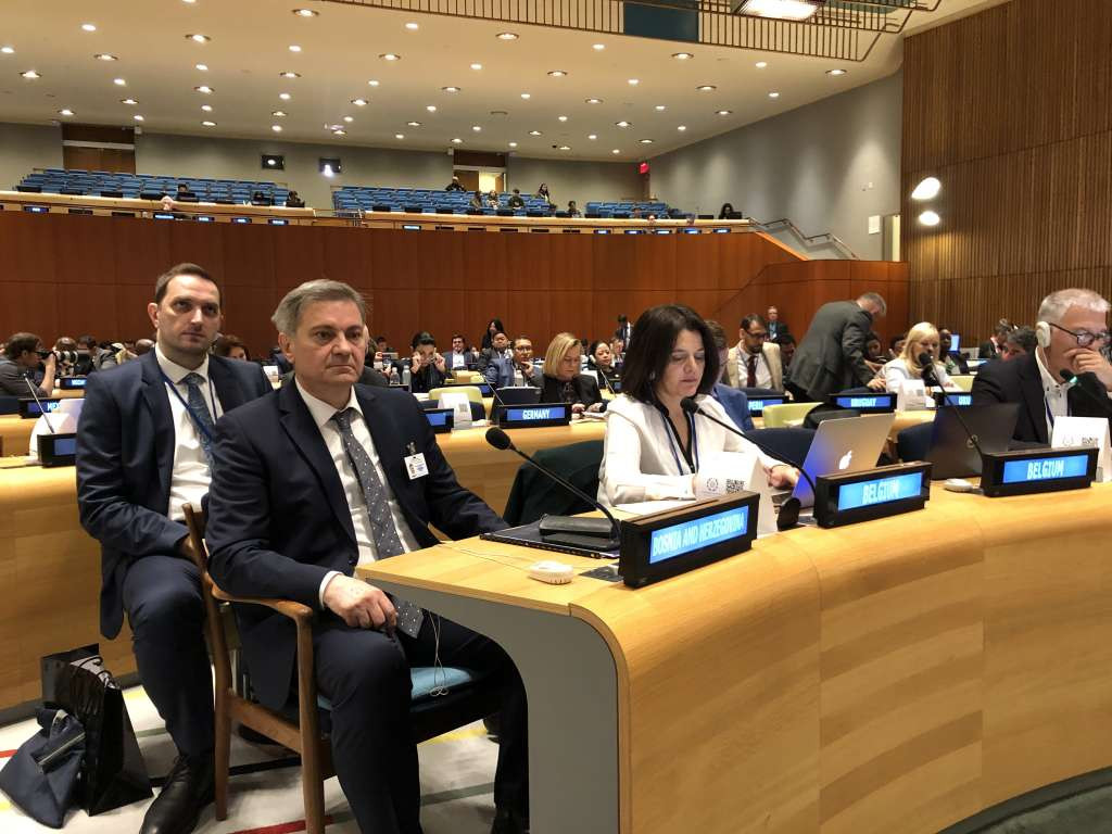 Zvizdić u New Yorku na konferenciji UN-a o vodama