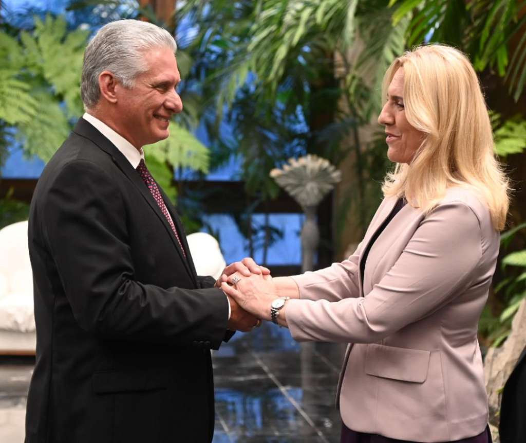 Cvijanović se u Havani sastala sa predsjednikom Kube, Díaz-Canelo pozvan u službenu posjetu BiH