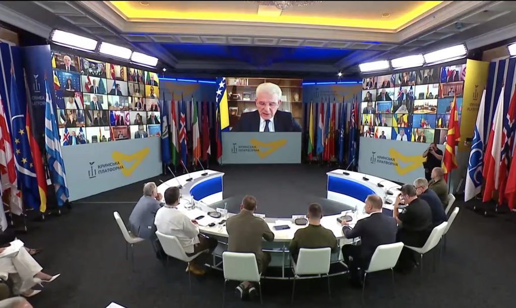 Džaferović na samitu Krimske platforme potvrdio podršku BiH Ukrajini