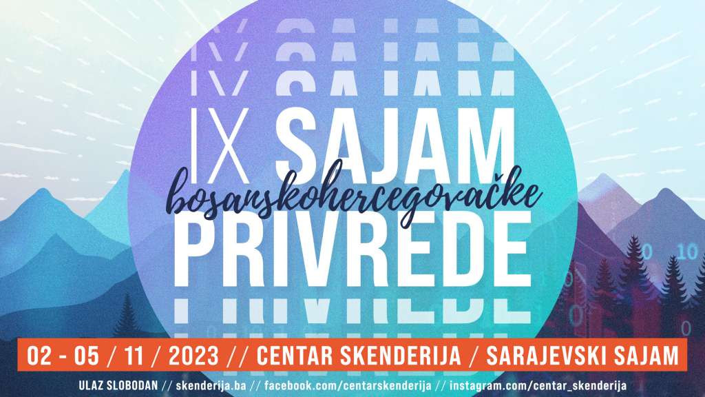 Deveti Sajam bosanskohercegovačke privrede od 2. do 5. novembra u Sarajevu