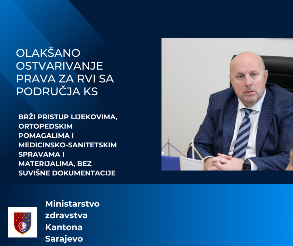 Ministarstvo zdravstva KS - Za RVI i RVI paraplegičare dodatna ortopedska pomagala