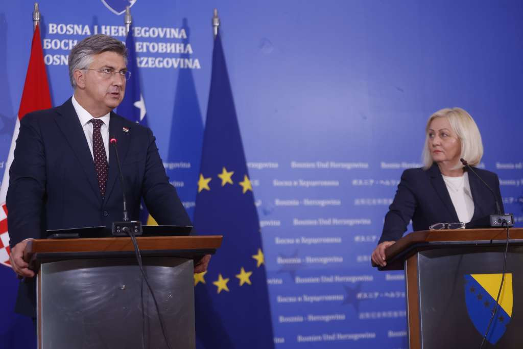 Krišto - Plenković: Nastavak podrške Hrvatske Bosni i Hercegovini za iskorak na evropskom putu
