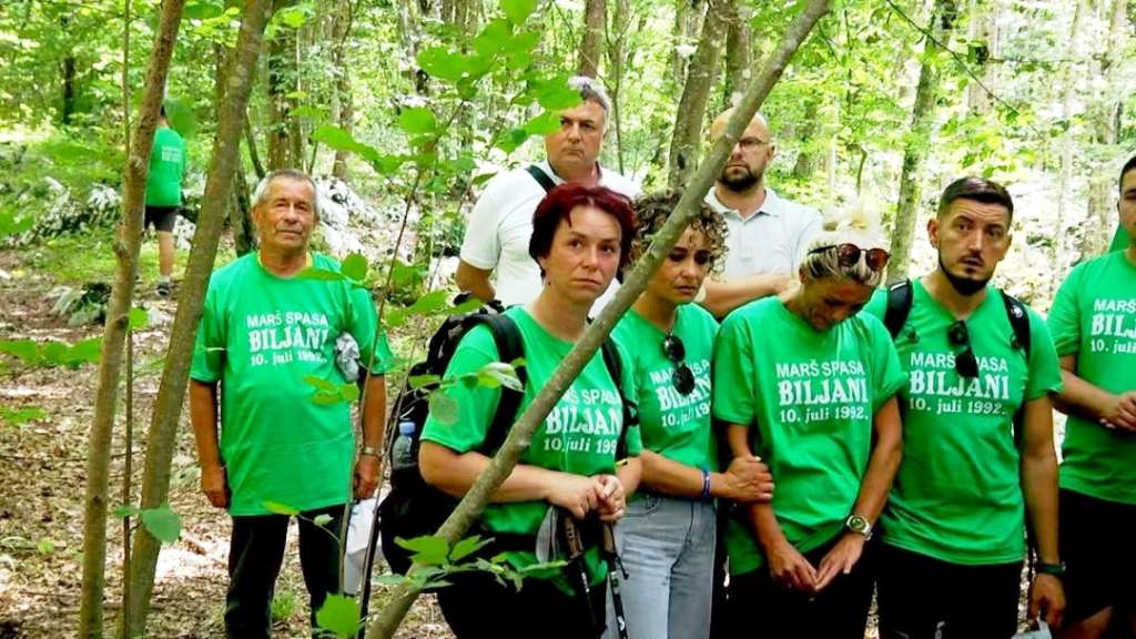 Održan 'Marš spasa Biljani-Grmuško-srbljanski plato' u znak sjećanja na 258 ubijenih civila
