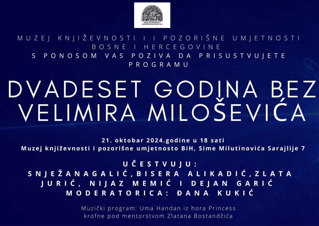 'Dvadeset godina bez Velimira Miloševića': Omaž pjesniku za kojeg su djeca bila centar svijeta