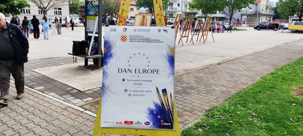 U Posušju obilježen Dan Europe kroz kreativne radionice za djecu i mlade