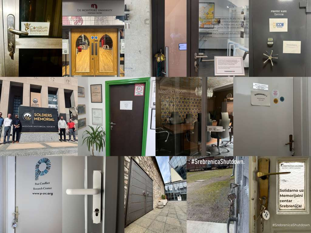 Memorijali holokausta na tri kontinenta zatvorili vrata, podrška Memorijalnom centru Srebrenica