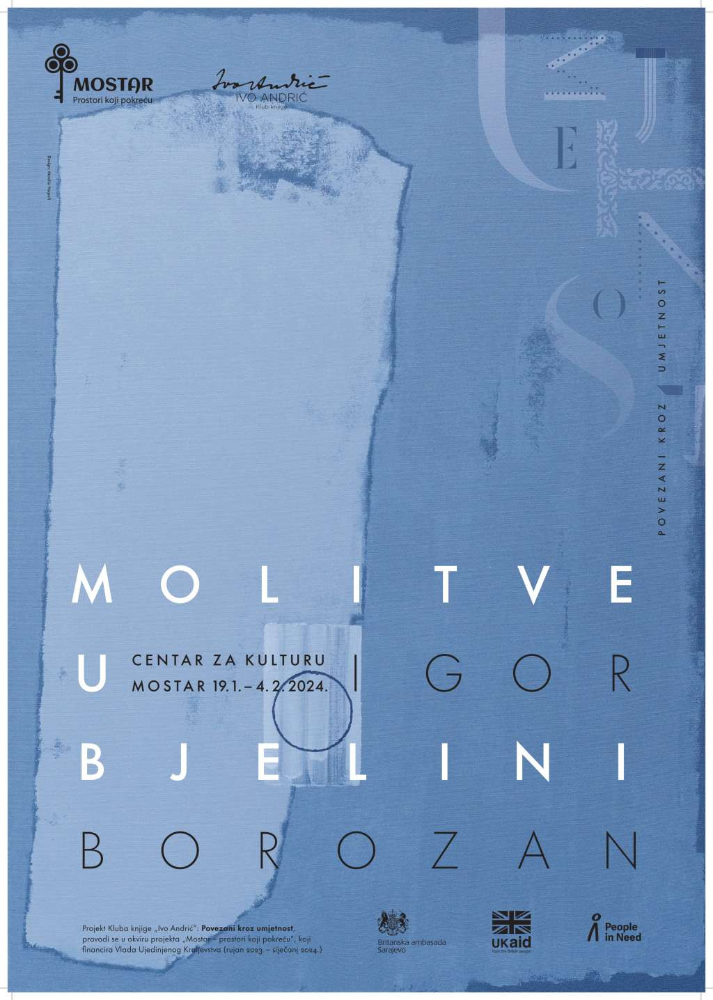 Izložba Igora Borozana 'Molitve u bjelini' u petak u Mostaru