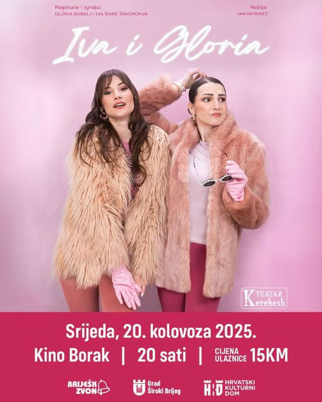 Kazališna hit predstava 'Iva i Gloria' stiže u Široki Brijeg