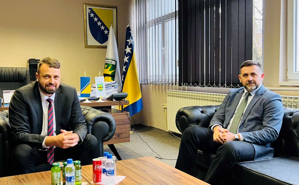 Ministar Ramić i gradonačelnik Imamović razgovarali o započetim projektima u Goraždu