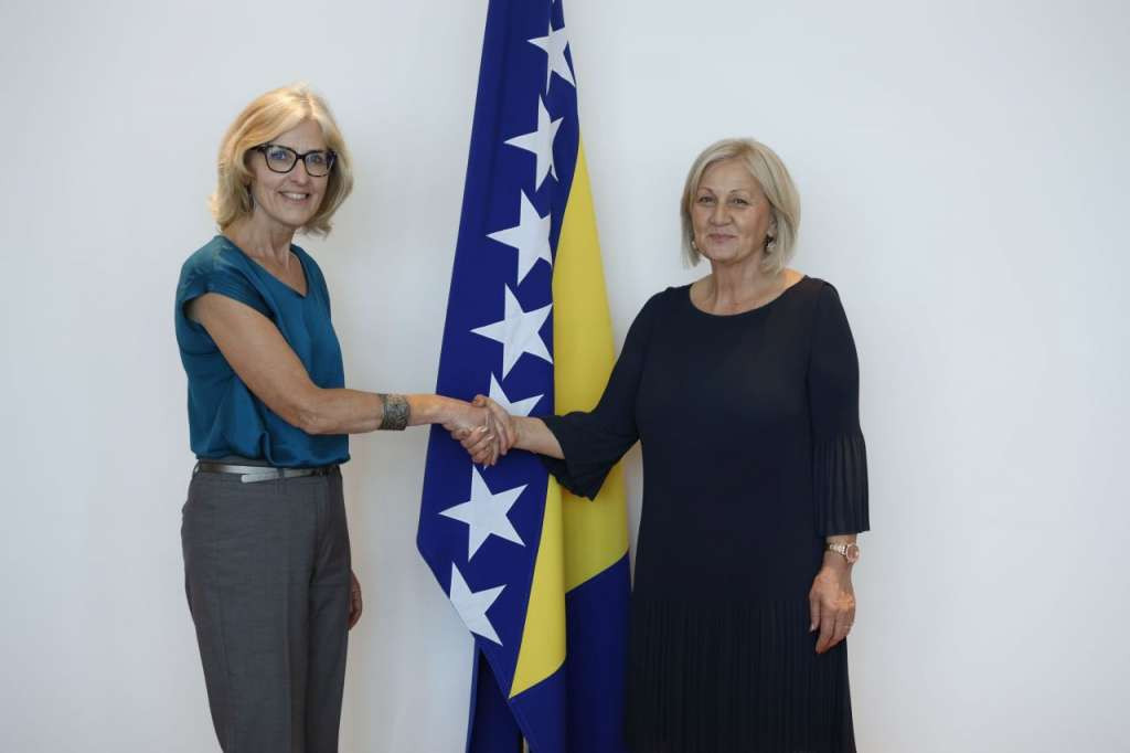 Krišto-Hartmann: Evidentan kontinuiran razvitak na svim područjima međusobne suradnje BiH i Austrije
