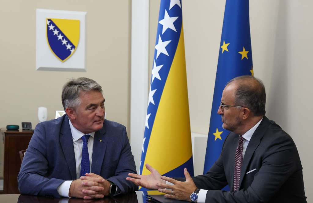 Komšić razgovaro sa Sorecom i istakao važnost reformskih procesa na evropskom putu BiH