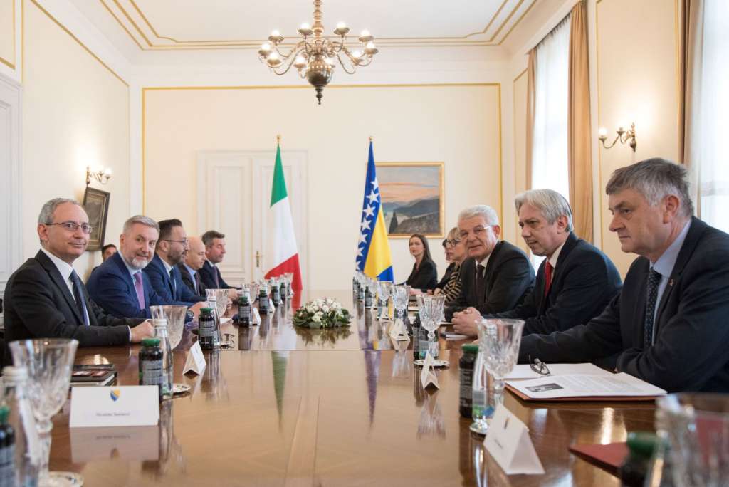 Džaferović primio ministra odbrane Republike Italije