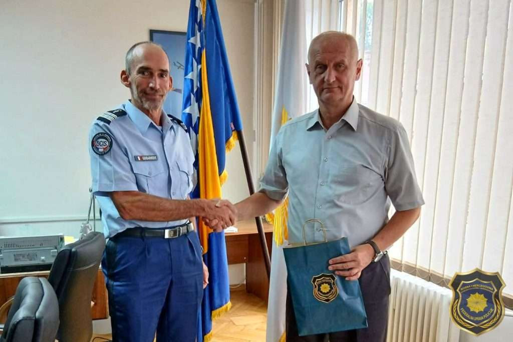 Francuski ataše u oproštajnoj posjeti Federalnoj upravi policije