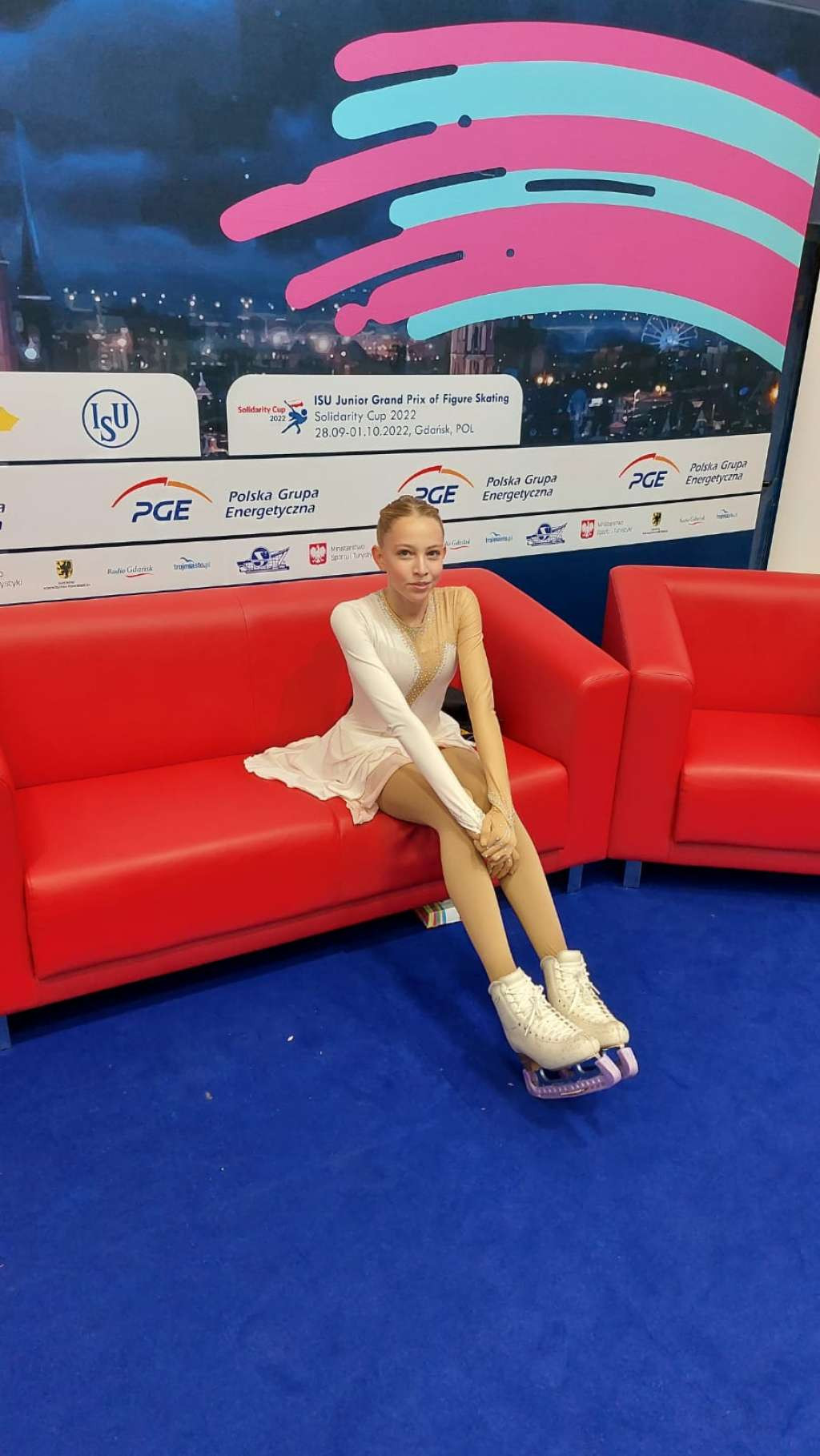 Lana Galijašević na ISU Junior Grand Prix u Poljskoj