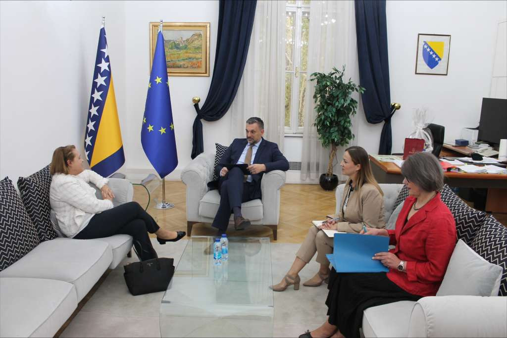 Konaković primio u nastupnu posjetu ambasadoricu Belgije