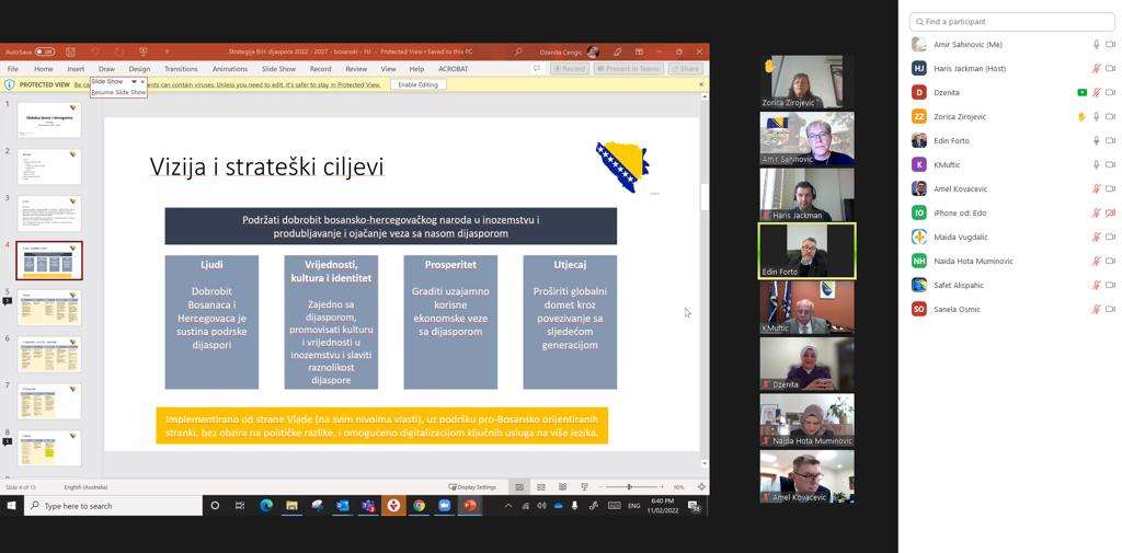 Kanton Sarajevo aktivno radi na osnivanju ureda za dijasporu