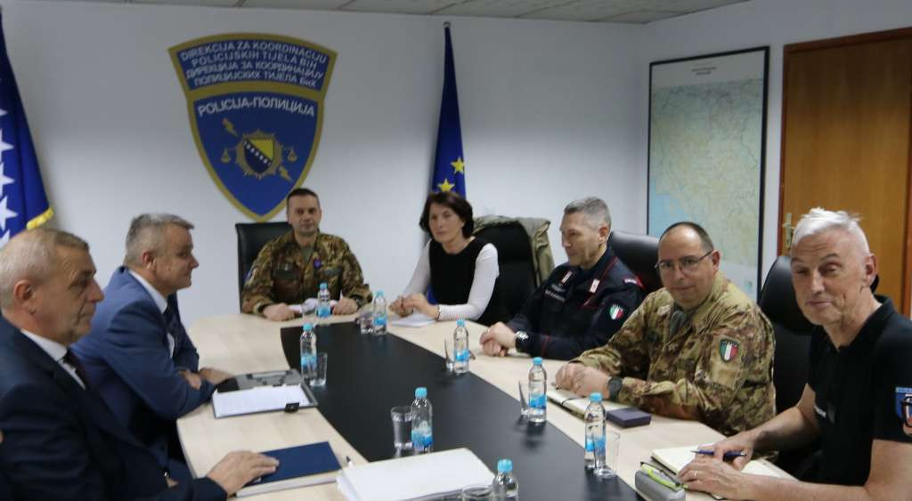 Zamjenik komandanta EUFOR-a di Camerana posjetio Direkciju za koordinaciju policijskih tijela BiH