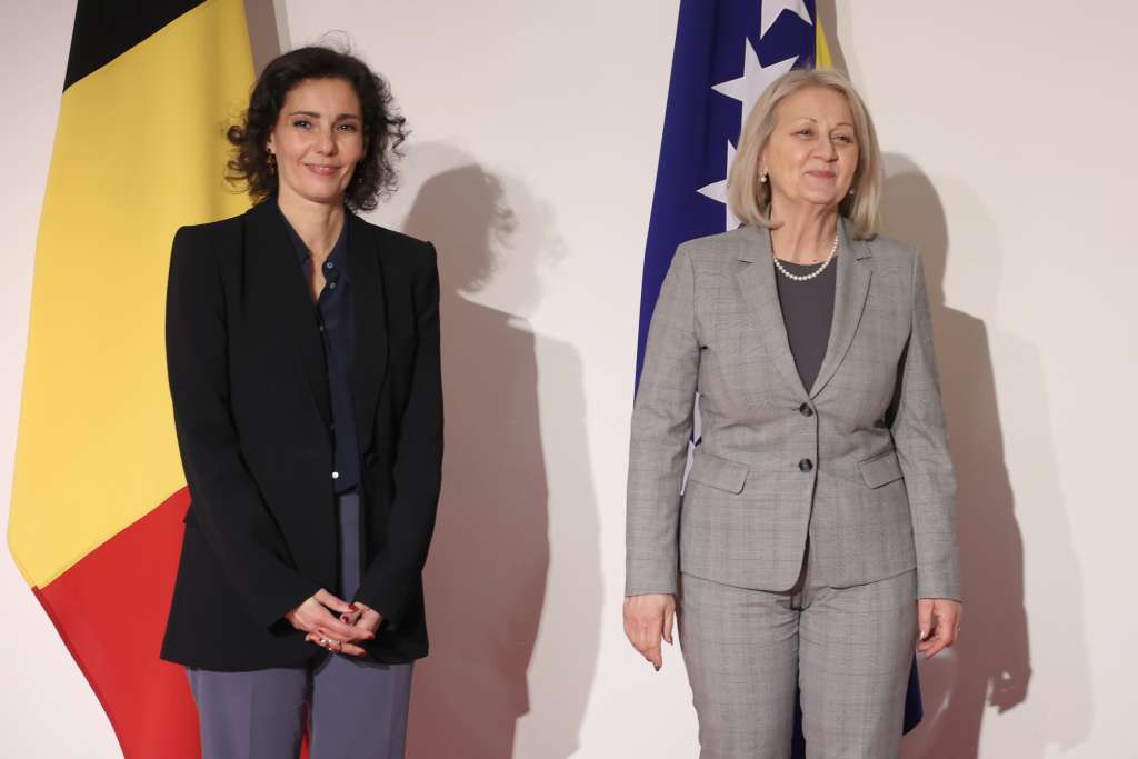 Krišto i ministrica Lahbib o jačanju privredne saradnje