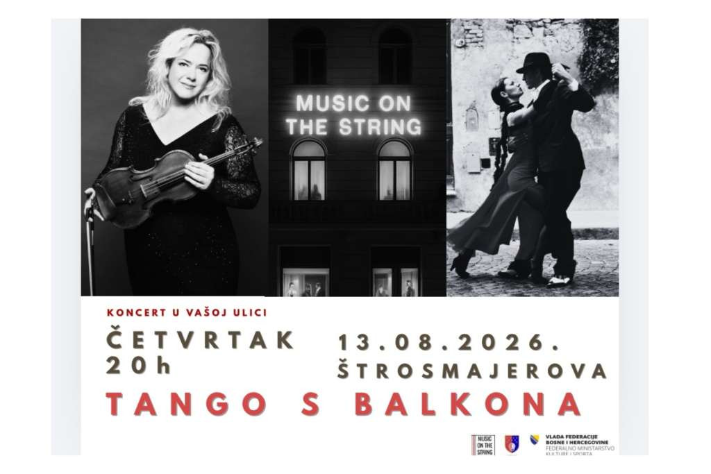 Tango s balkona - Štrosmajerova 13. augusta u ritmu muzike za ples