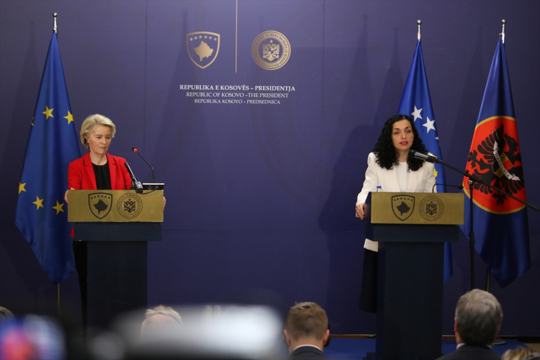 Von der Leyen: Kosovo da osnuje ZSO, a Srbija da 'de facto' prizna Kosovo