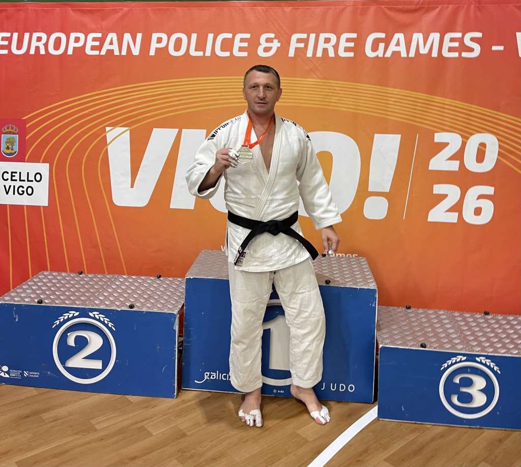 Anes Ličina osvojio zlatnu medalju u džudou na Evropskim policijskim i vatrogasnim igrama