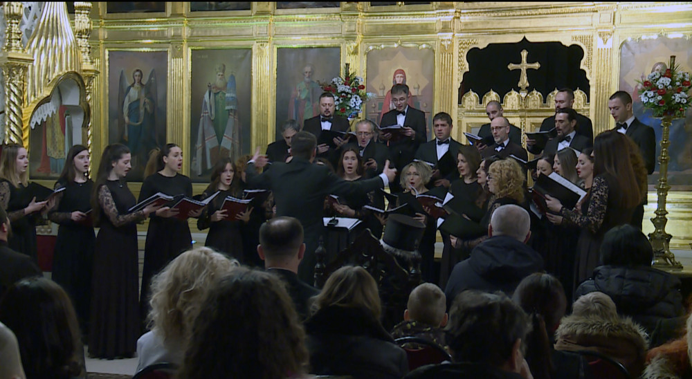 Srpsko pjevačko društvo "Sloga" održalo Božićni koncert u Sabornoj crkvi