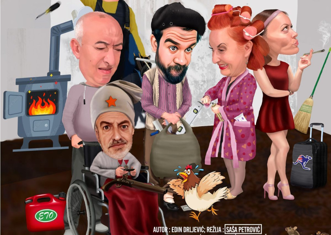 Na sceni sarajevskog CKM-a  komedija “Luda kuća“
