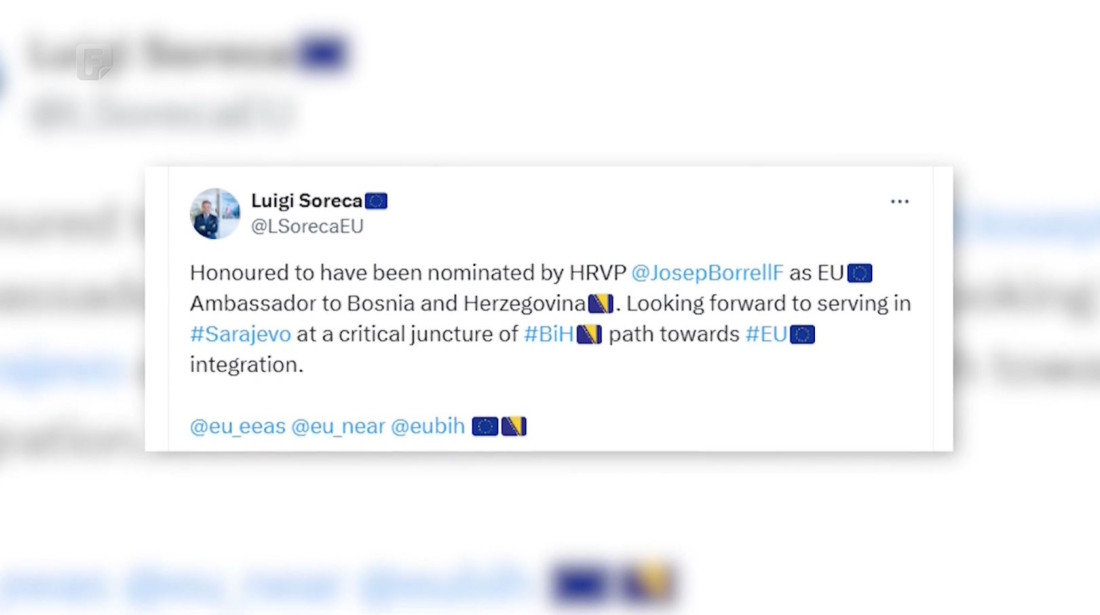 Luigi Soreca: Radujem se što ću služiti u Sarajevu