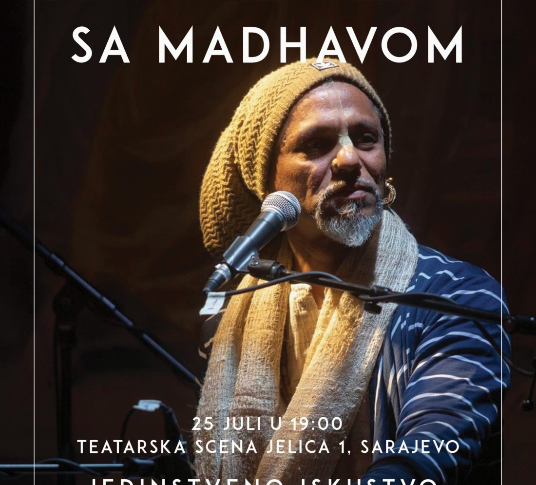 Gost Sarajeva Madhava Naidoo, virtuoz na kirtan instrumentima
