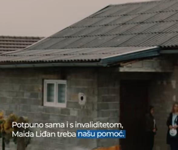 Zima dolazi, a Maida Liđan živi u kući kojoj prijeti hladnoća – 4 Life pokreće akciju za njen dom