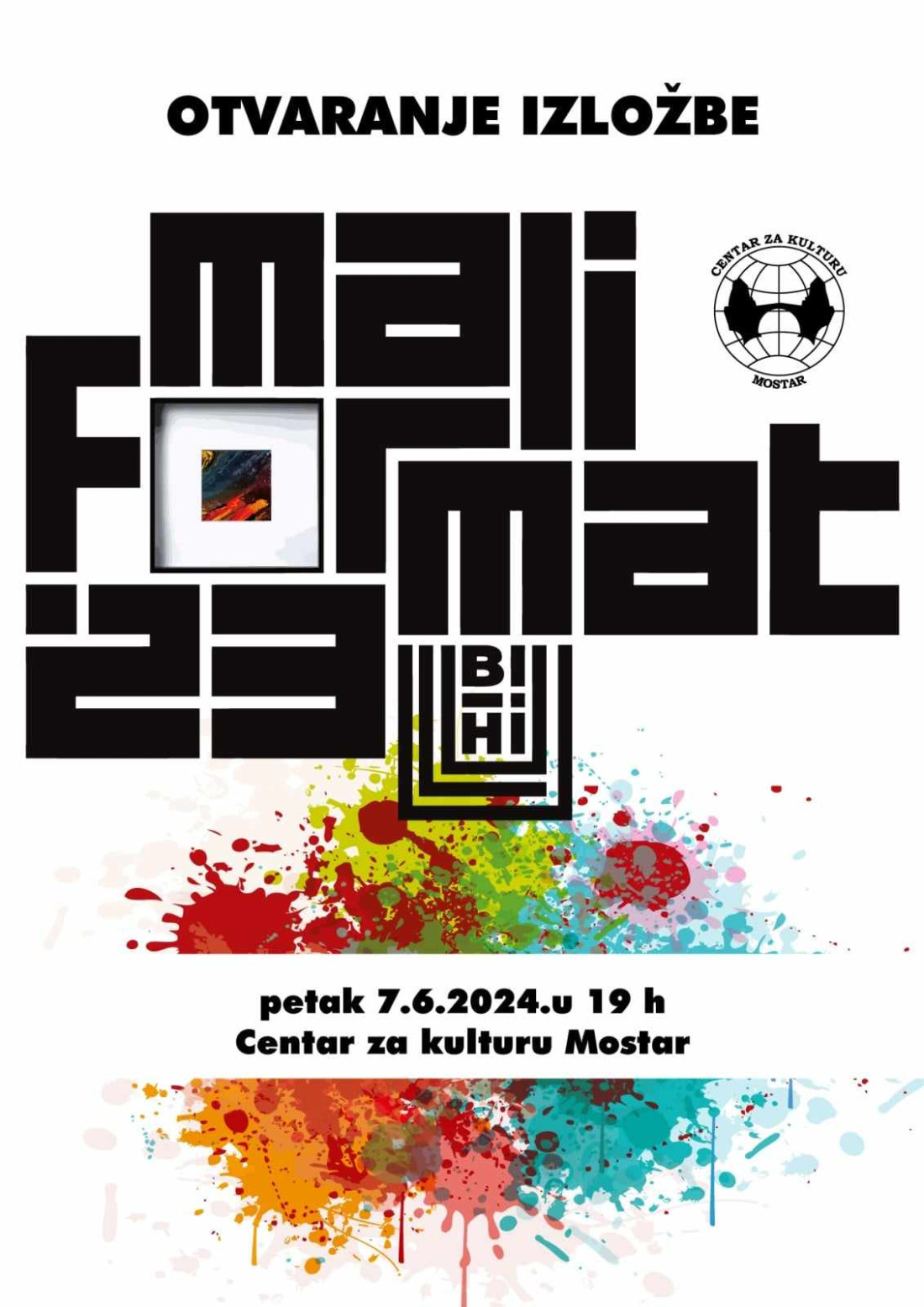 U Centru za kulturu Mostar izložba "Mali format"